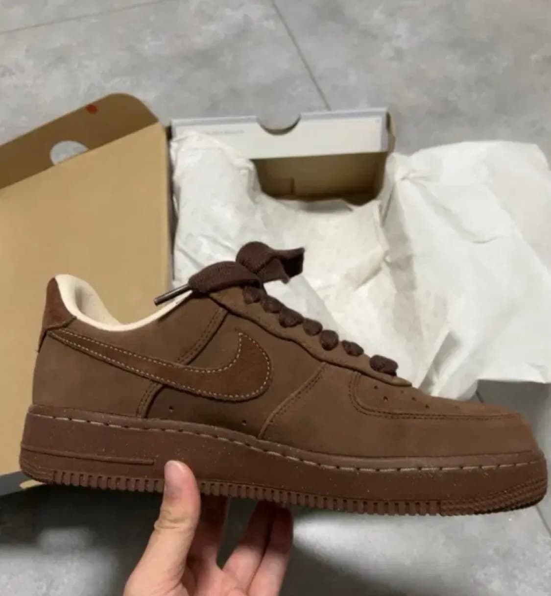 나이키 에어포스 1 '07 카카오 와우 (새상품) 상품이미지4