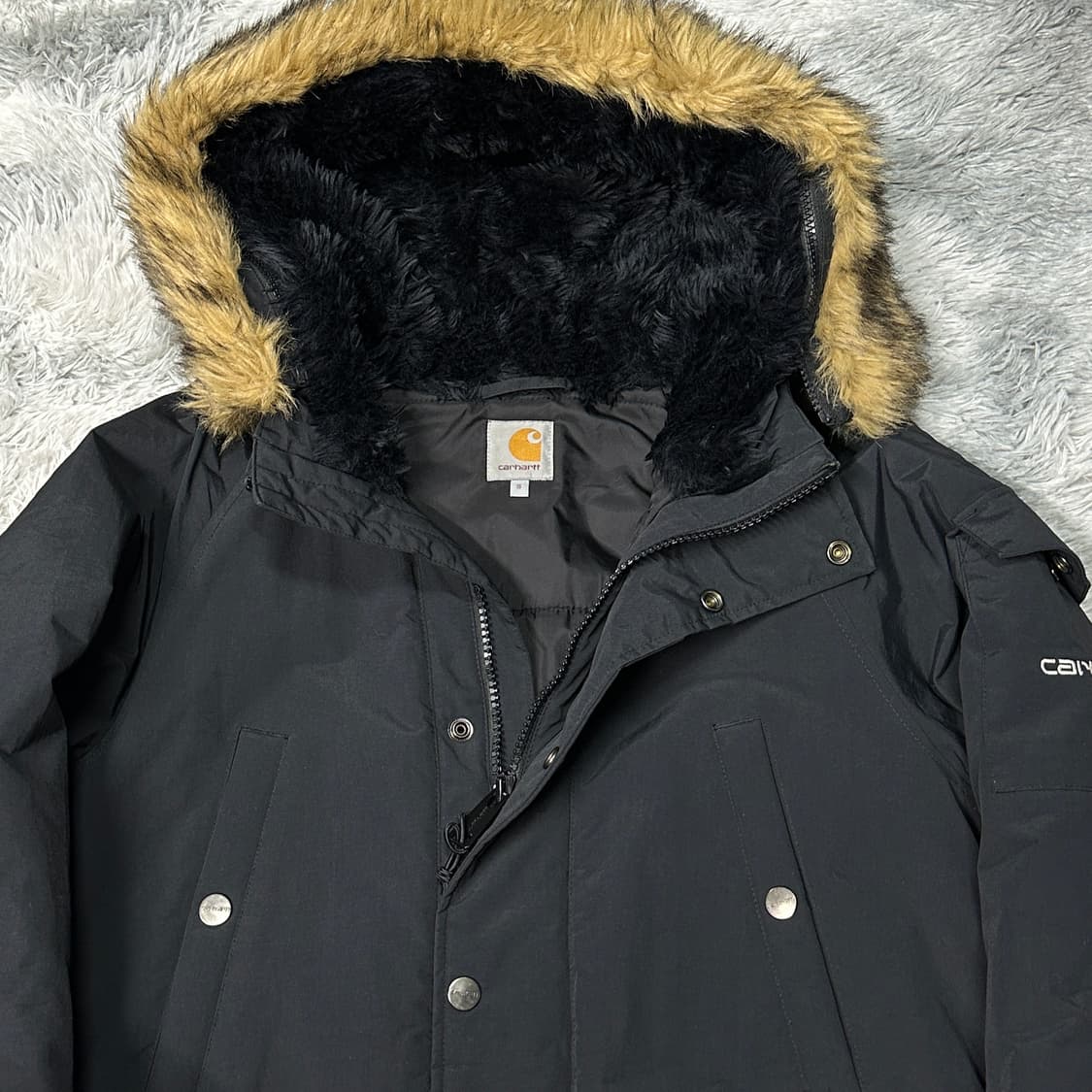 칼하트 앵커리지 야상 파카 블랙 s 상품이미지2