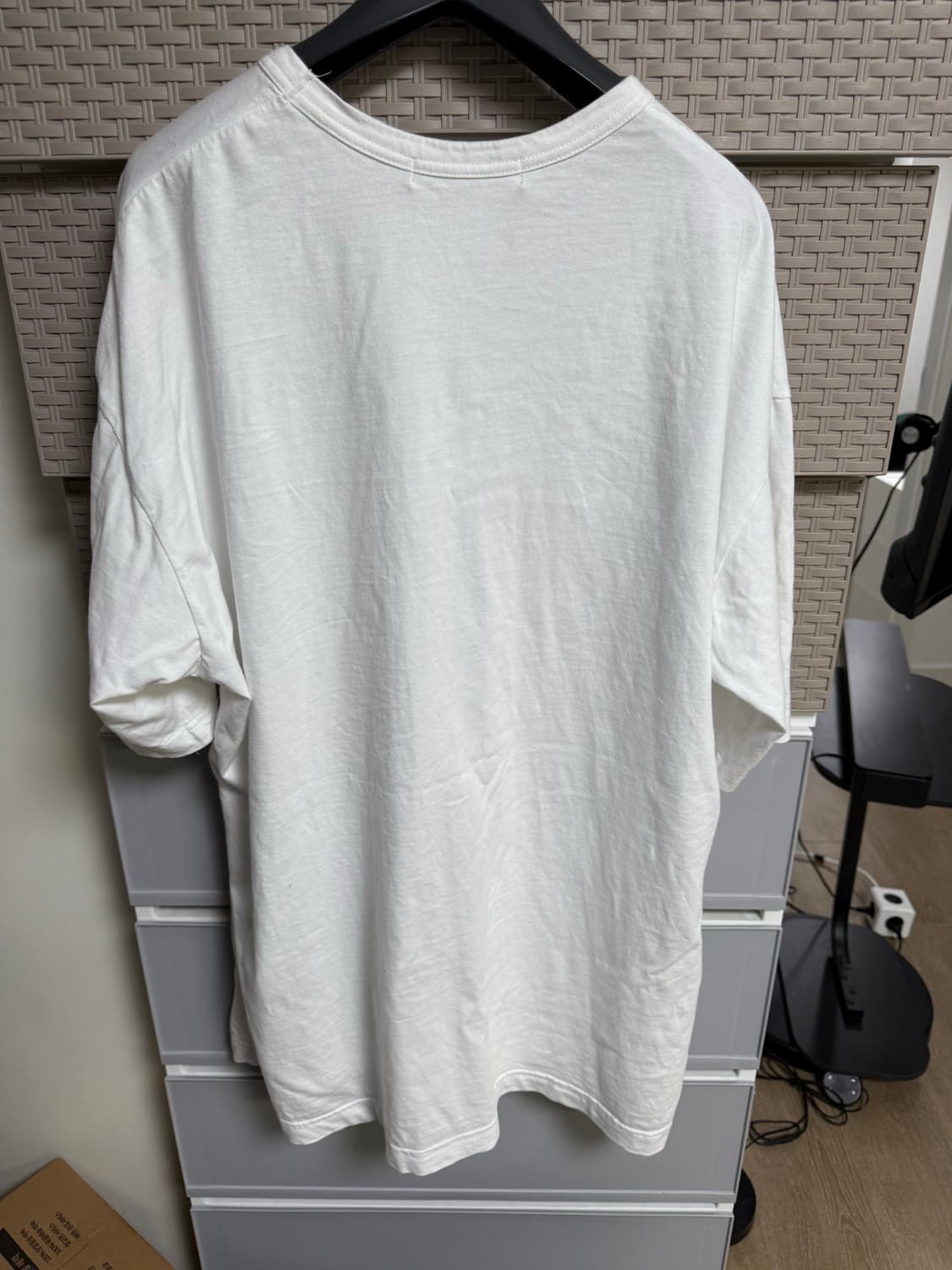 꼼데가르송 셔츠 화이트 오버사이즈 반팔 티셔츠 xl 상품이미지6