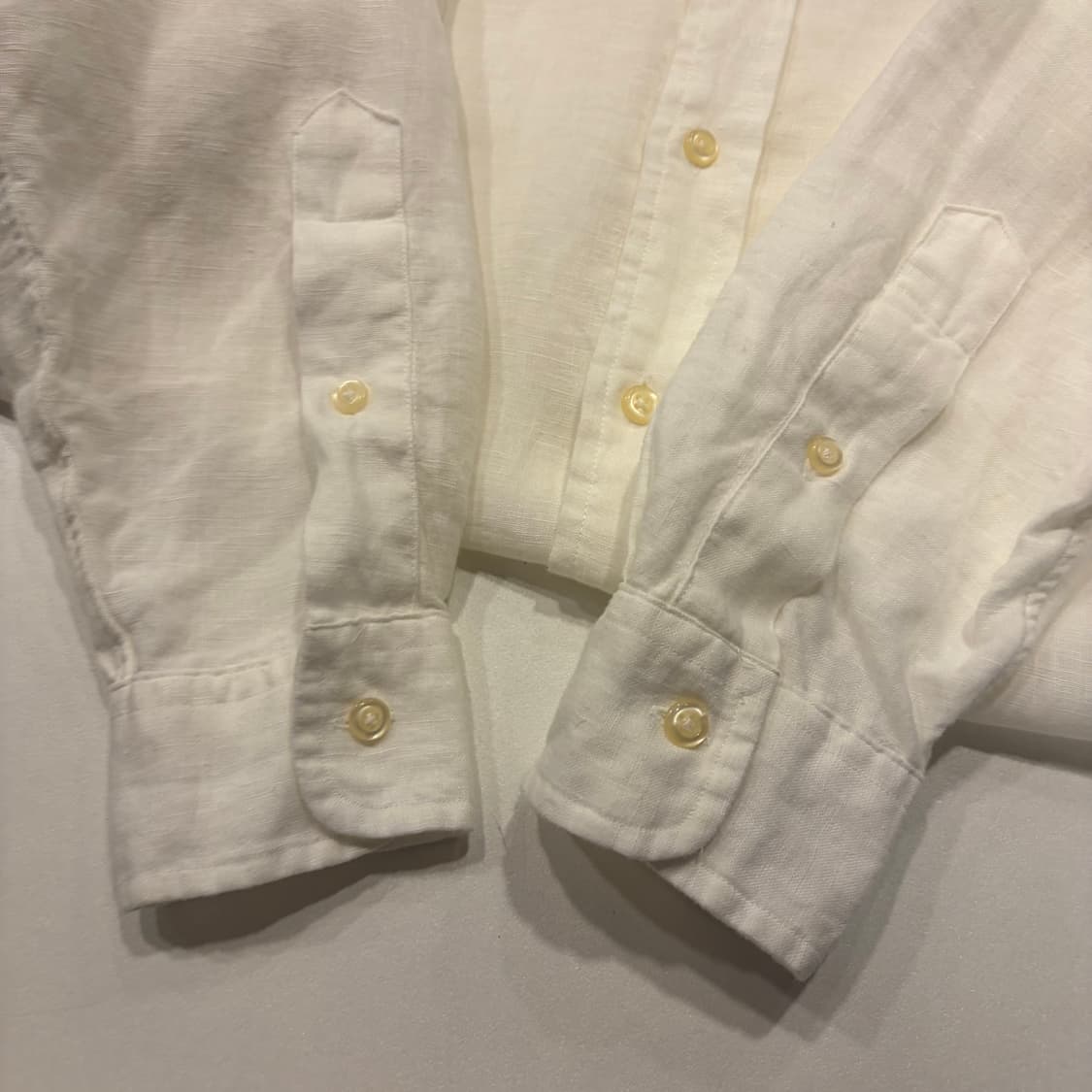 [XS] 폴로 랄프로렌 화이트 린넨 셔츠 D361 상품이미지6