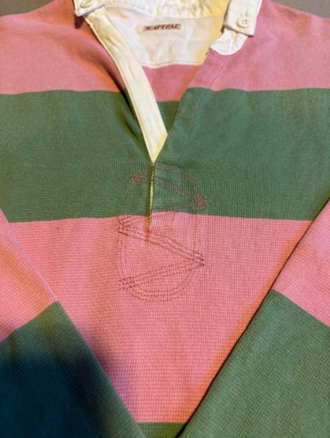 캐피탈 라거 셔츠 핑크 그린 2 상품이미지5