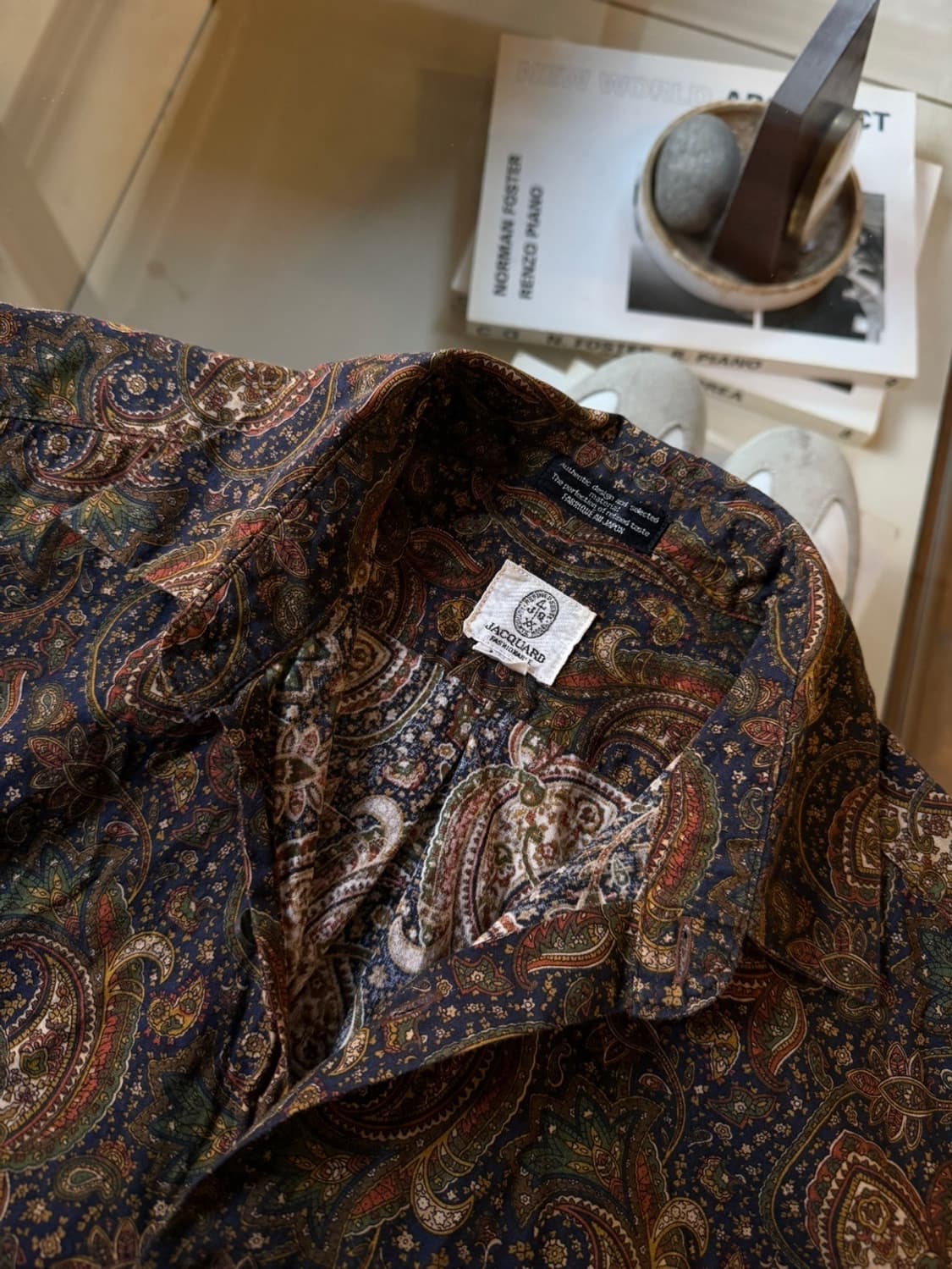 자콰드 페이즐리 셔츠 100 상품이미지8