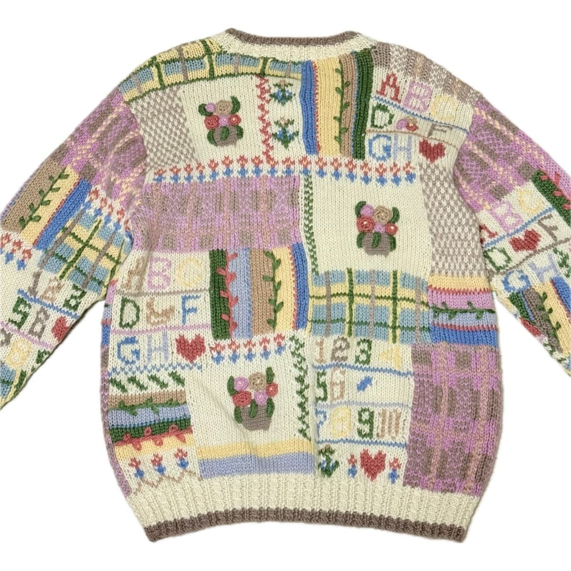 Vintage Jacquard knit cardigan 빈티지 자카드 상품이미지5