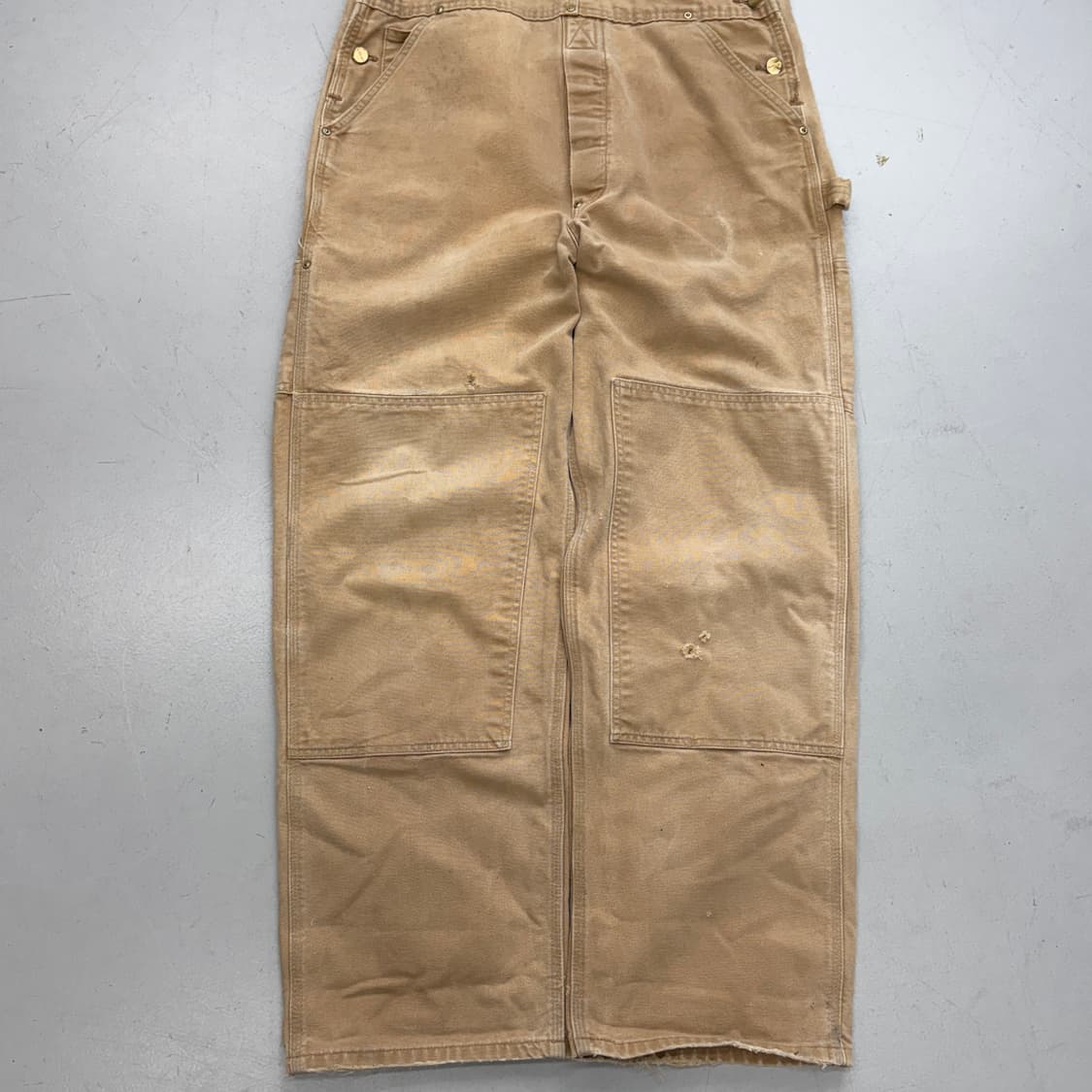 칼하트 OG 덕캔버스 와이드 워크 멜빵 오버롤  상품이미지5