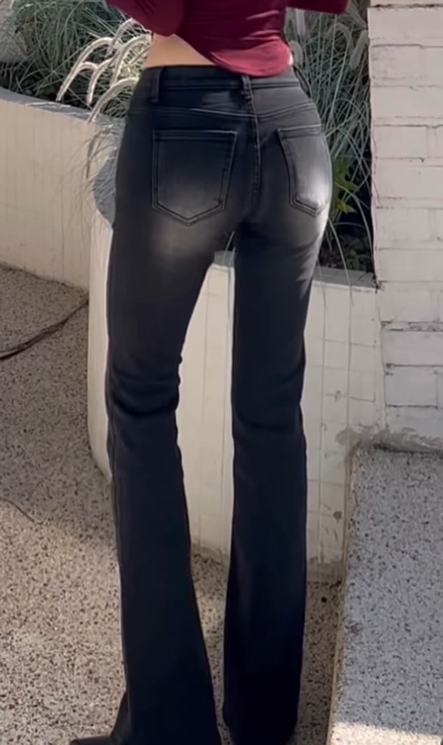 카인다미 흑청 데님진 (새제품) 상품이미지3