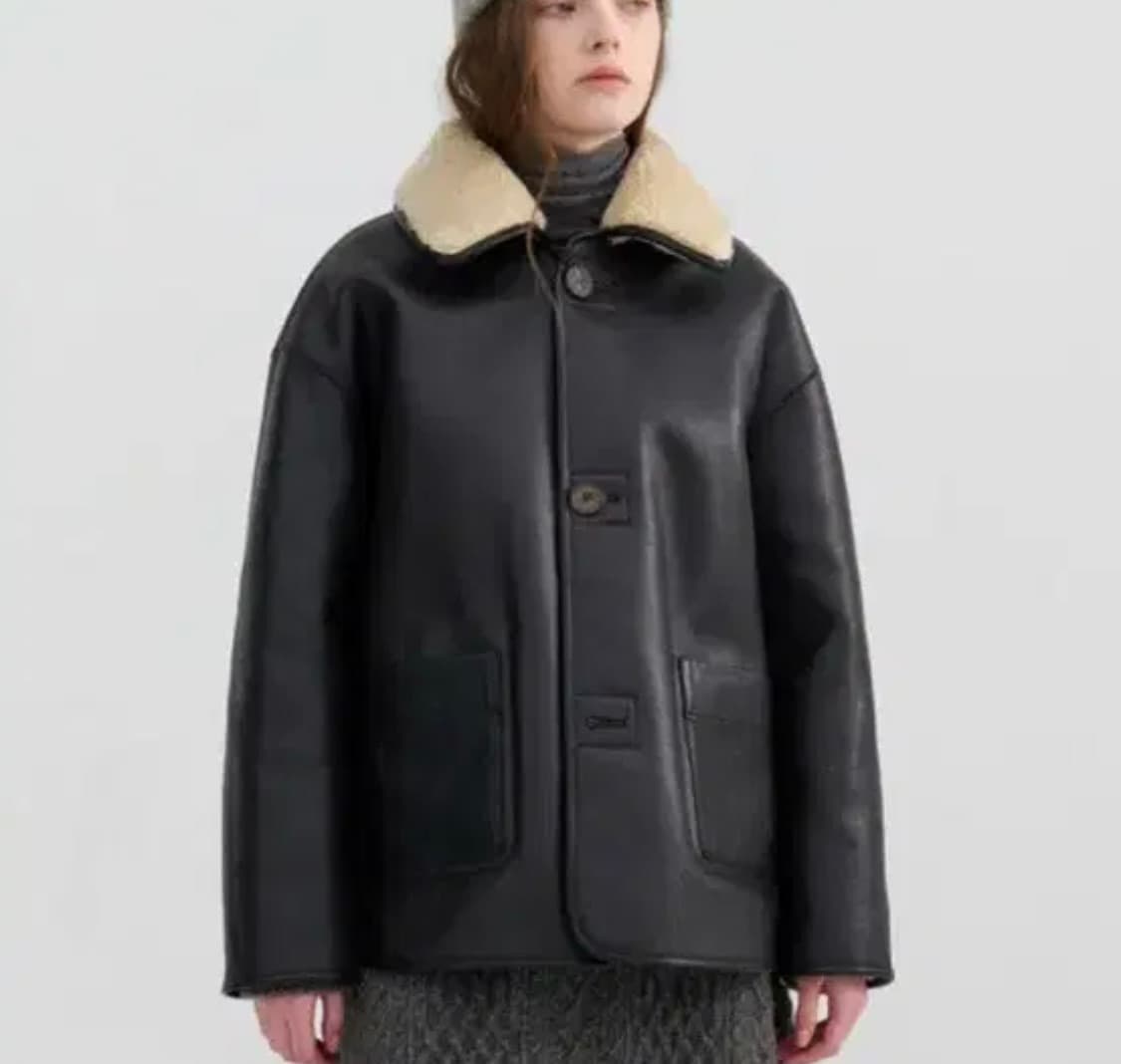 앳코너 리버시블 무스탕 상품이미지4