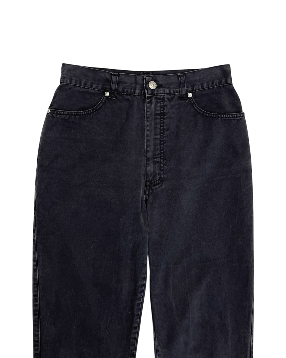 베르사체 배기핏 블랙 데님 진 상품이미지6