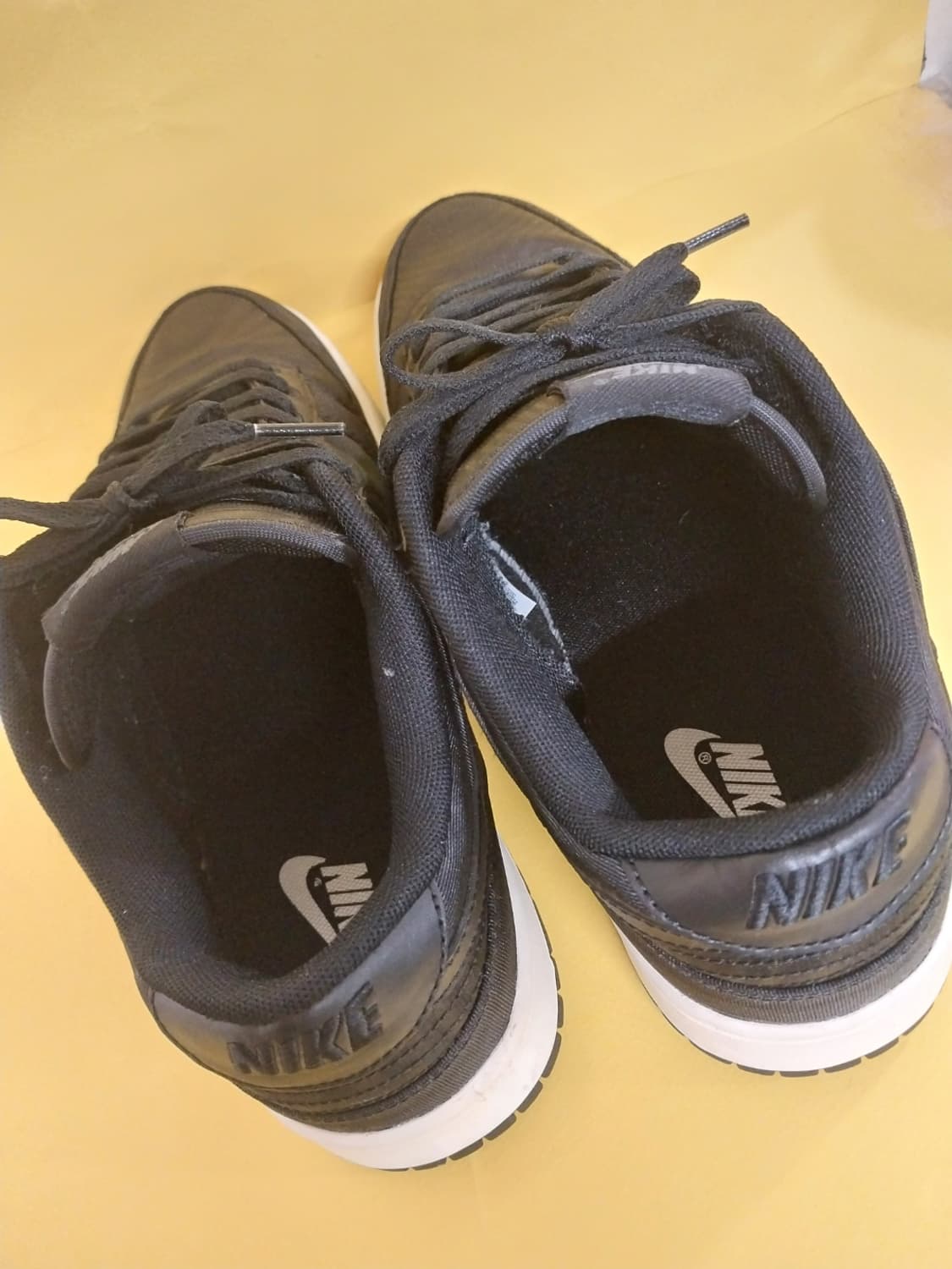 남성 나이키 덩크 로우 레트로 프리미엄 블랙 운동화 (280) 상품이미지6