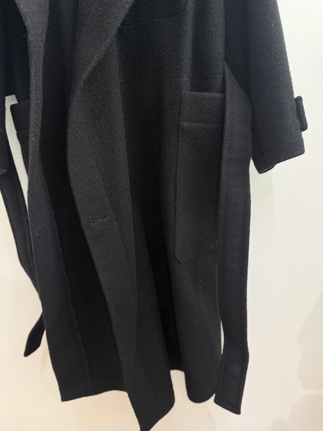 르메르 더블 울 랩 코트 블랙 xxs 상품이미지6