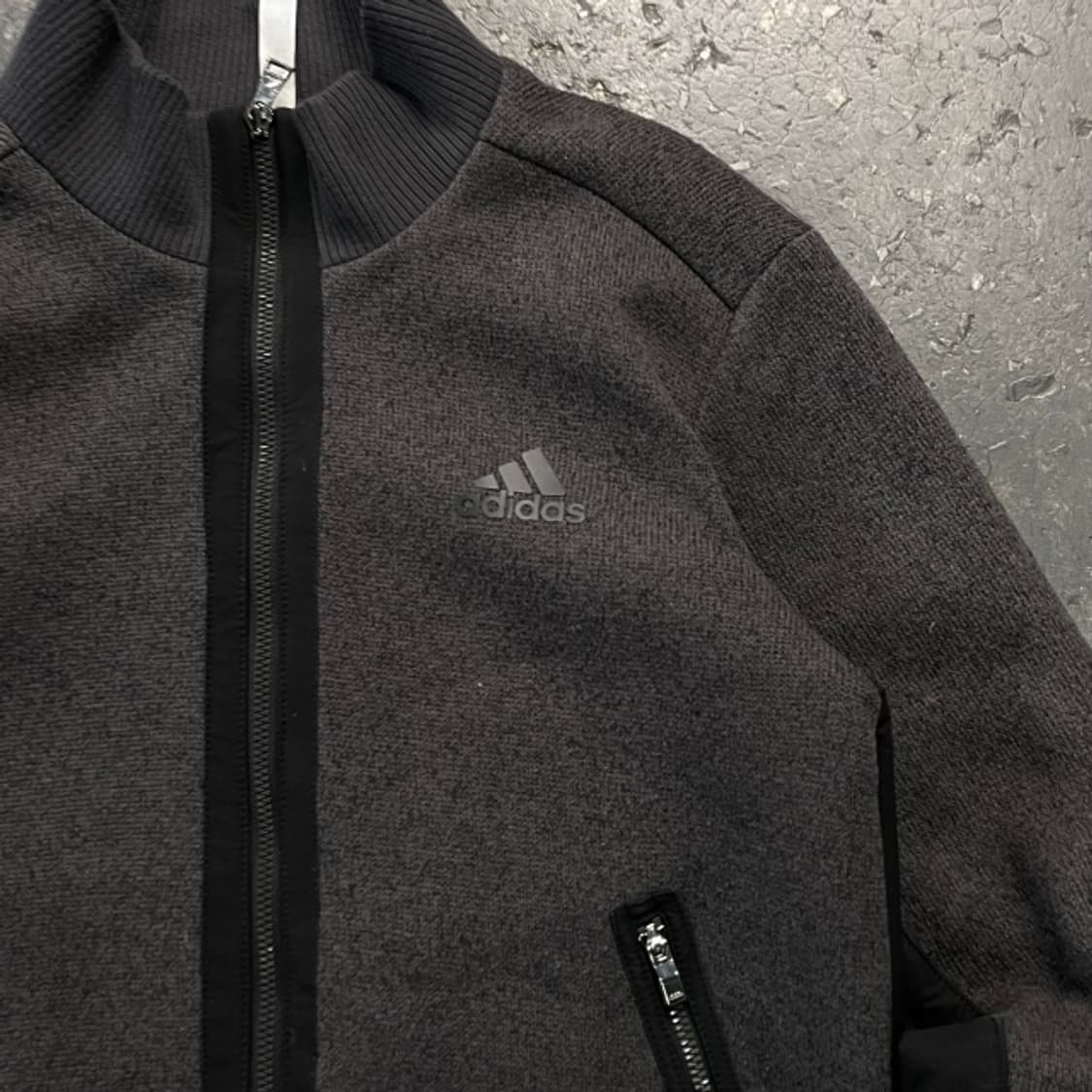105 아디다스 방풍 니트집업 상품이미지2