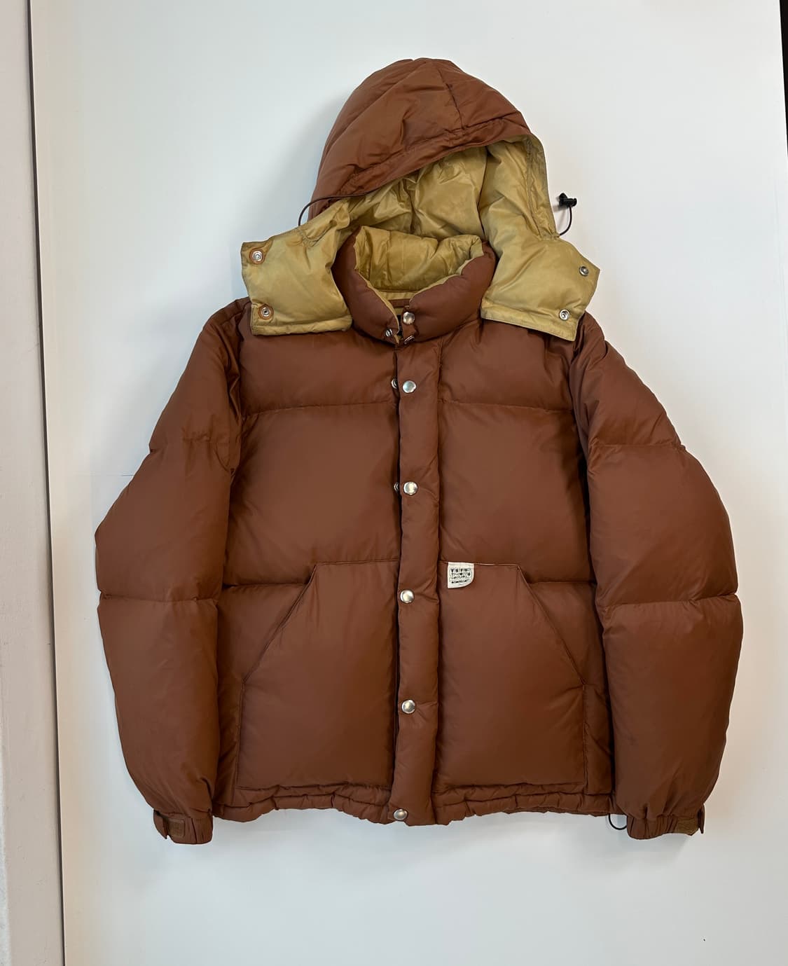 YESEYESEE 덕다운 후드 패딩 (M)브라운 상품이미지4