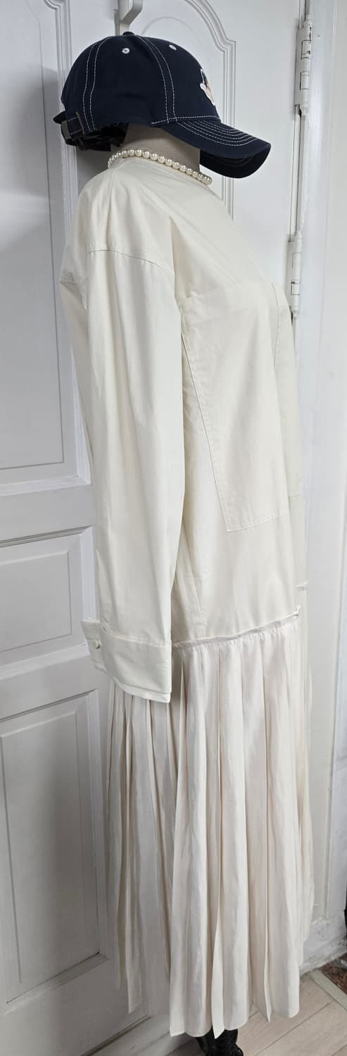 새상품)비뮤즈맨션 플리츠 원피스  상품이미지5