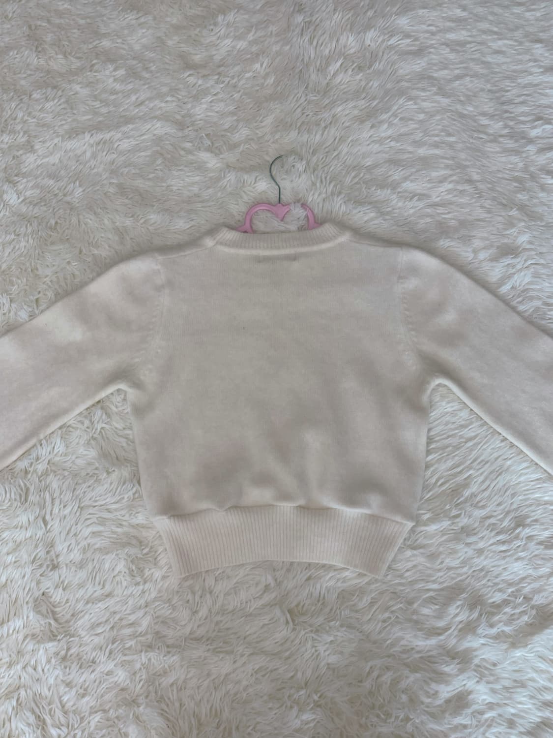 입생로랑 화이트 앙고라 니트 상품이미지2