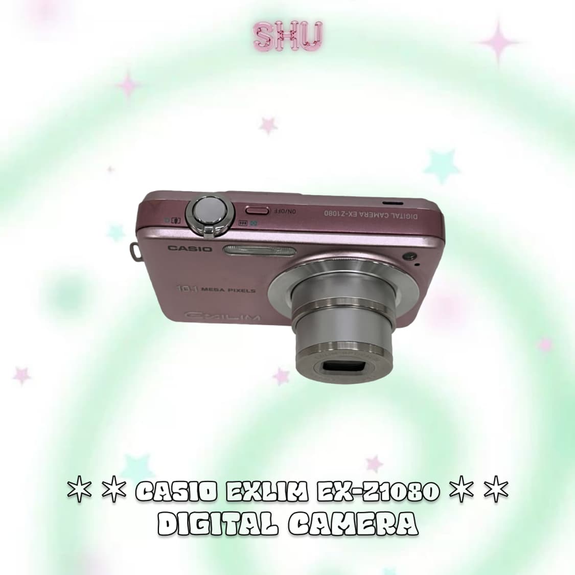 카시오 엑슬림 EX-Z1080 빈티지 디카 핑크 상품이미지8