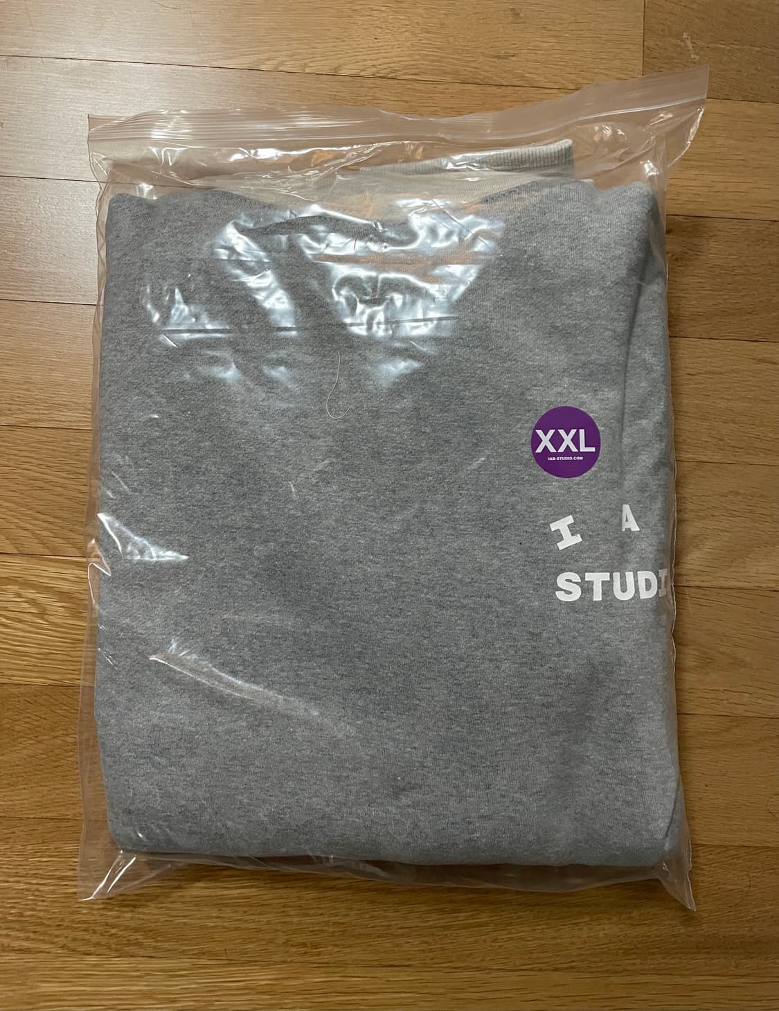 iab 그레이 후드티 xxl 상품이미지1