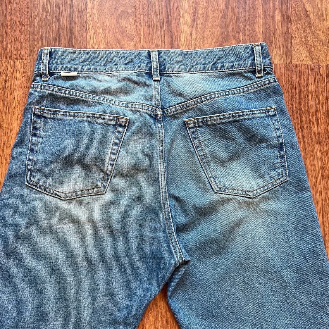 [M]유니폼브릿지 핀턱 와이드 데님팬츠 상품이미지8