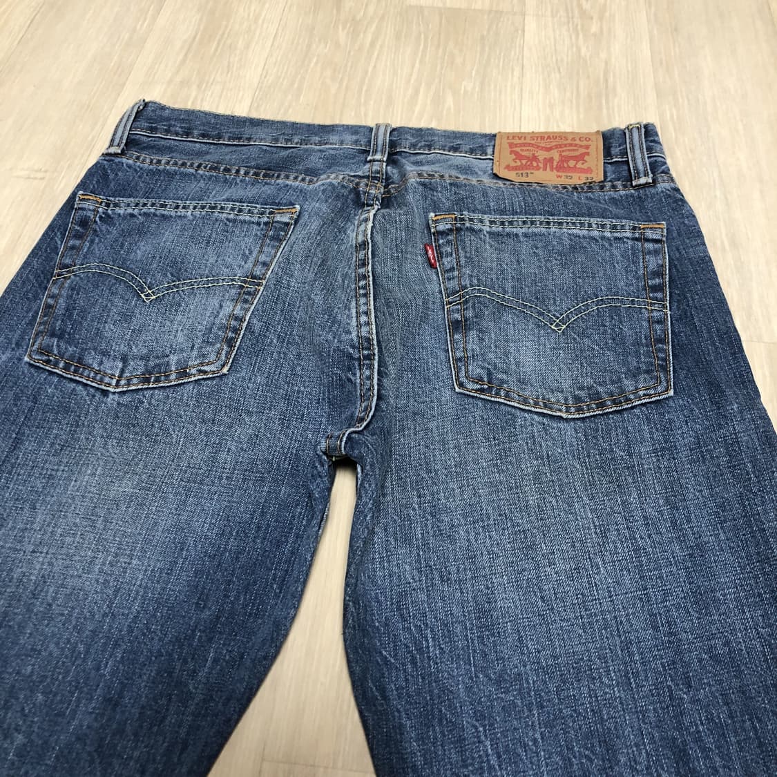 (32) 리바이스 Levi's 513 슬림 스트레이트핏 데님 워시드 데님 상품이미지8