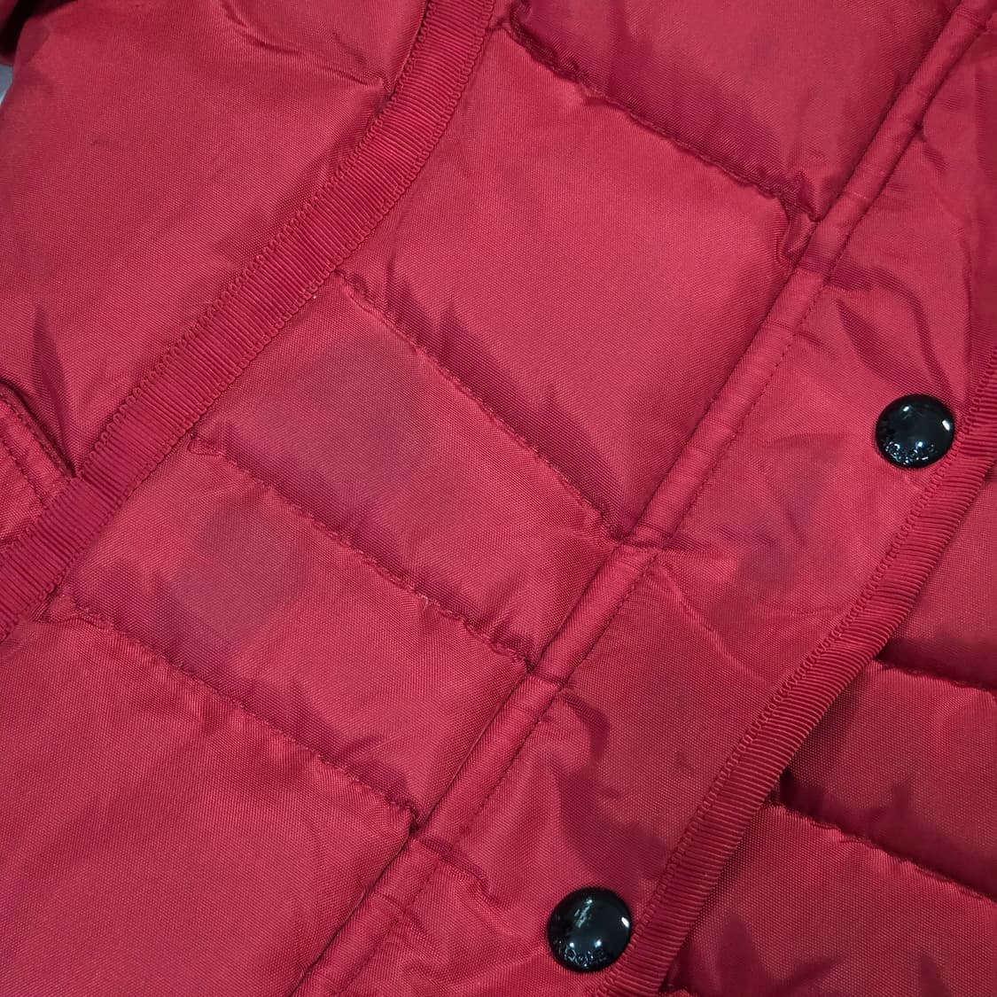 빈폴 여아 구스다운 패딩 레드 130 상품이미지6