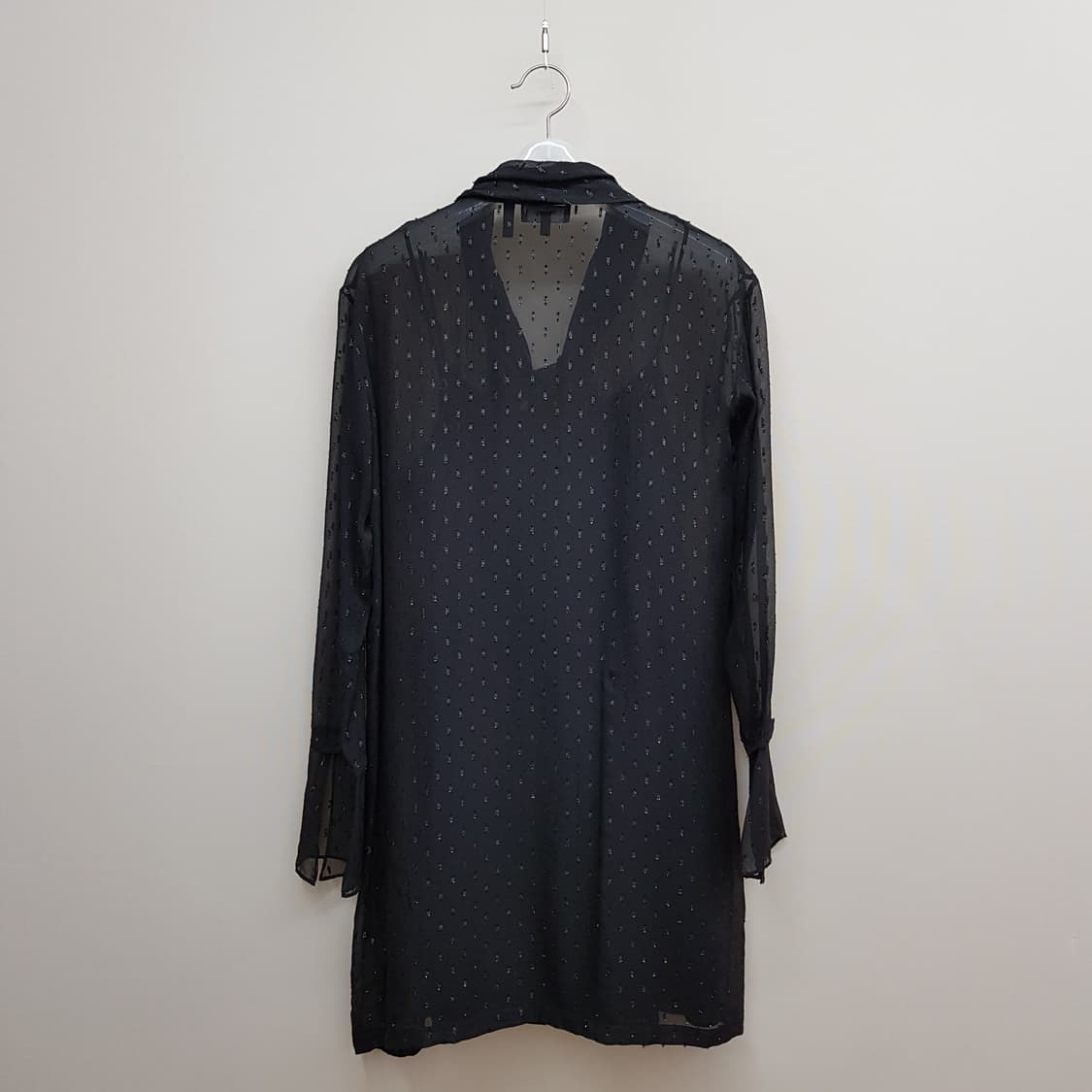 띠어리 메탈릭 실크 스카프 드레스 2사이즈 상품이미지6