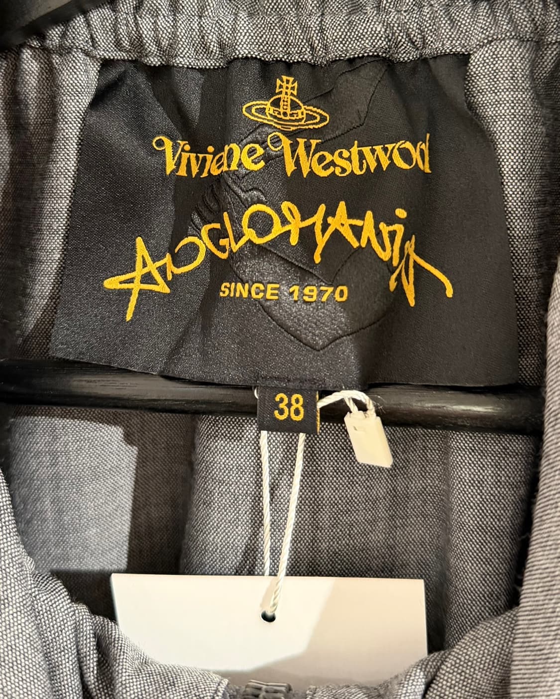 비비안웨스트우드 그레이 드레이프 집업 자켓 상품이미지8