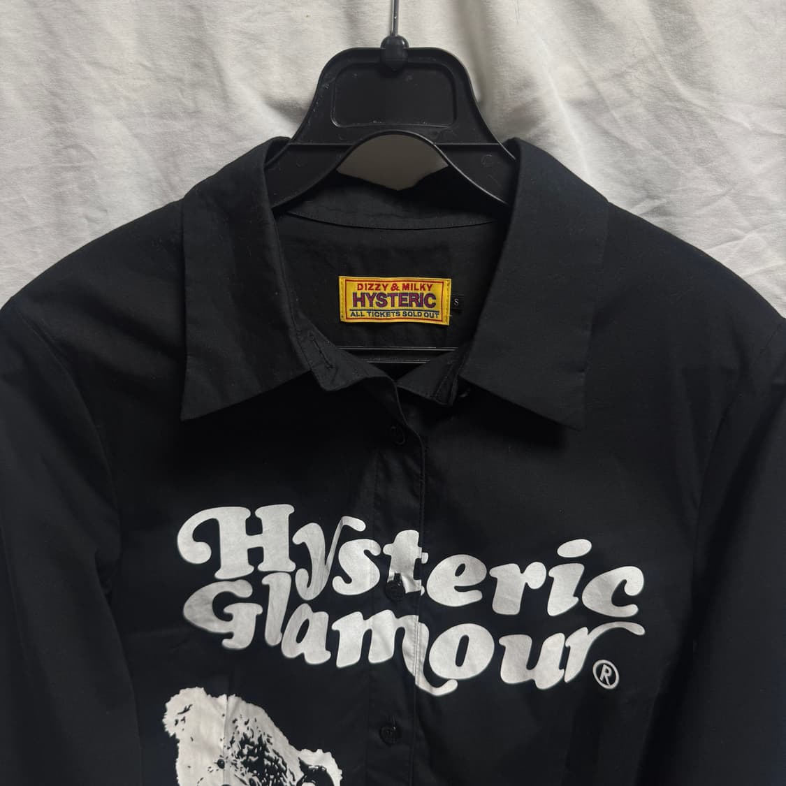 히스테릭글래머 PLUSH BEAR 셔츠 s 상품이미지3