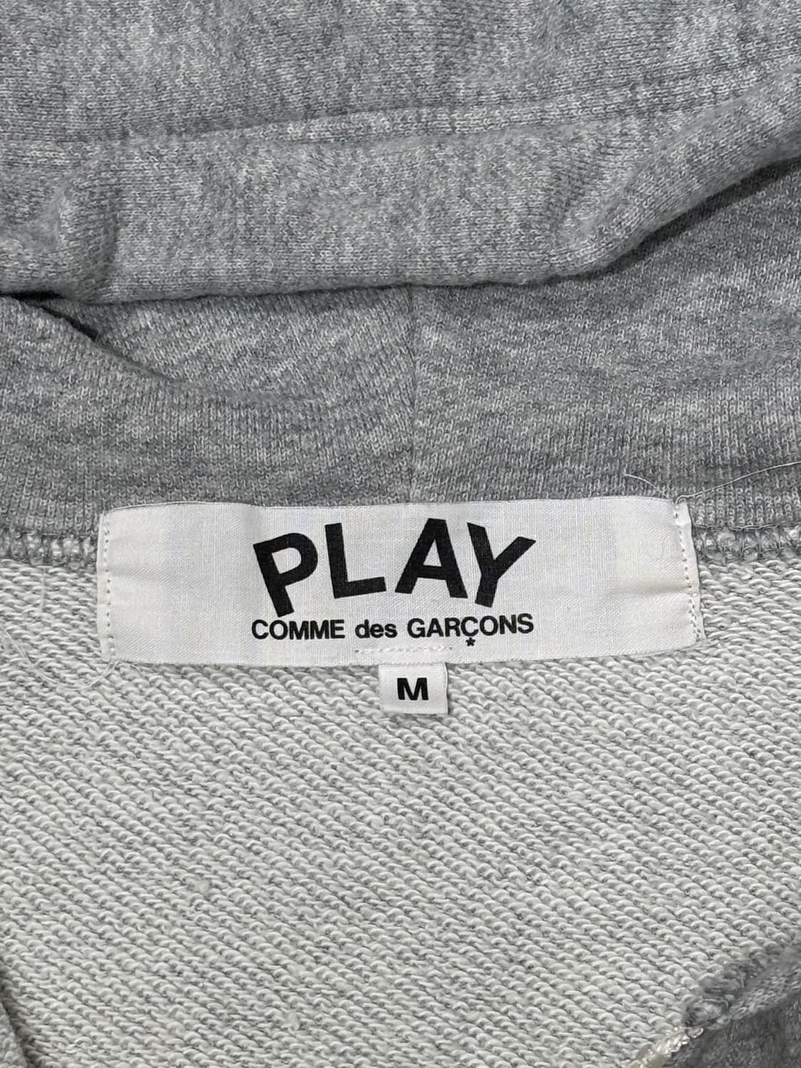 꼼데가르송 하트와펜 그레이 후드집업 상품이미지8