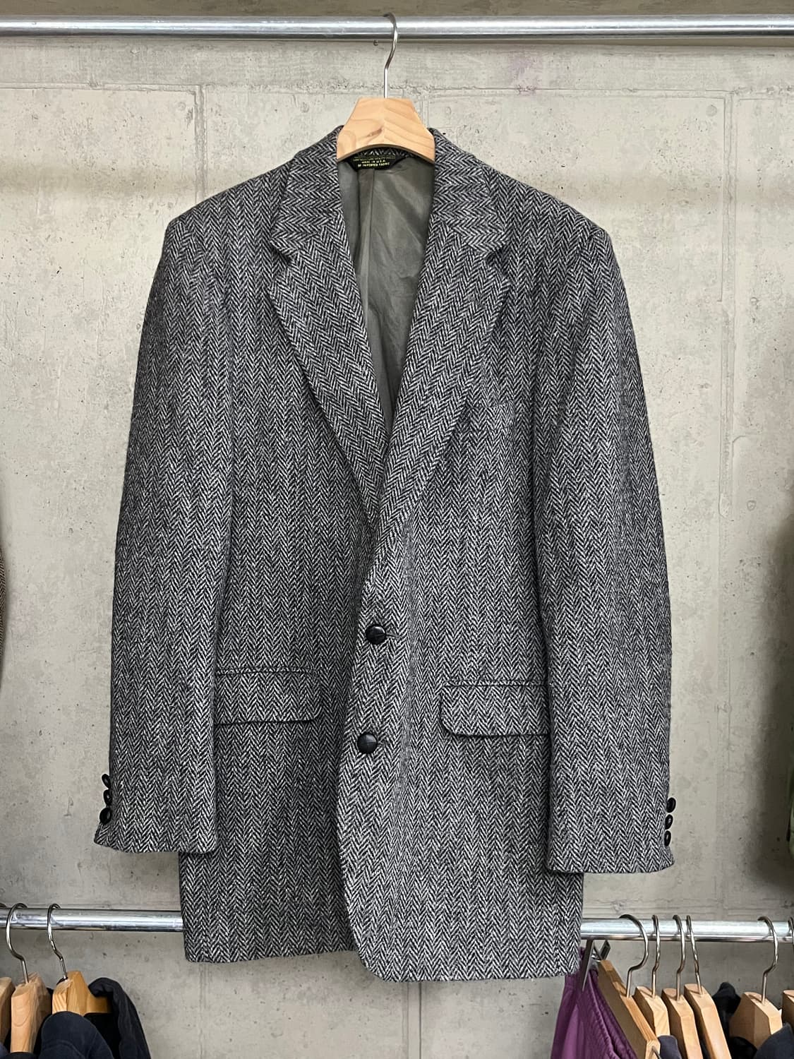 80s VINTAGE HARRISTWEED JACKET 상품이미지3