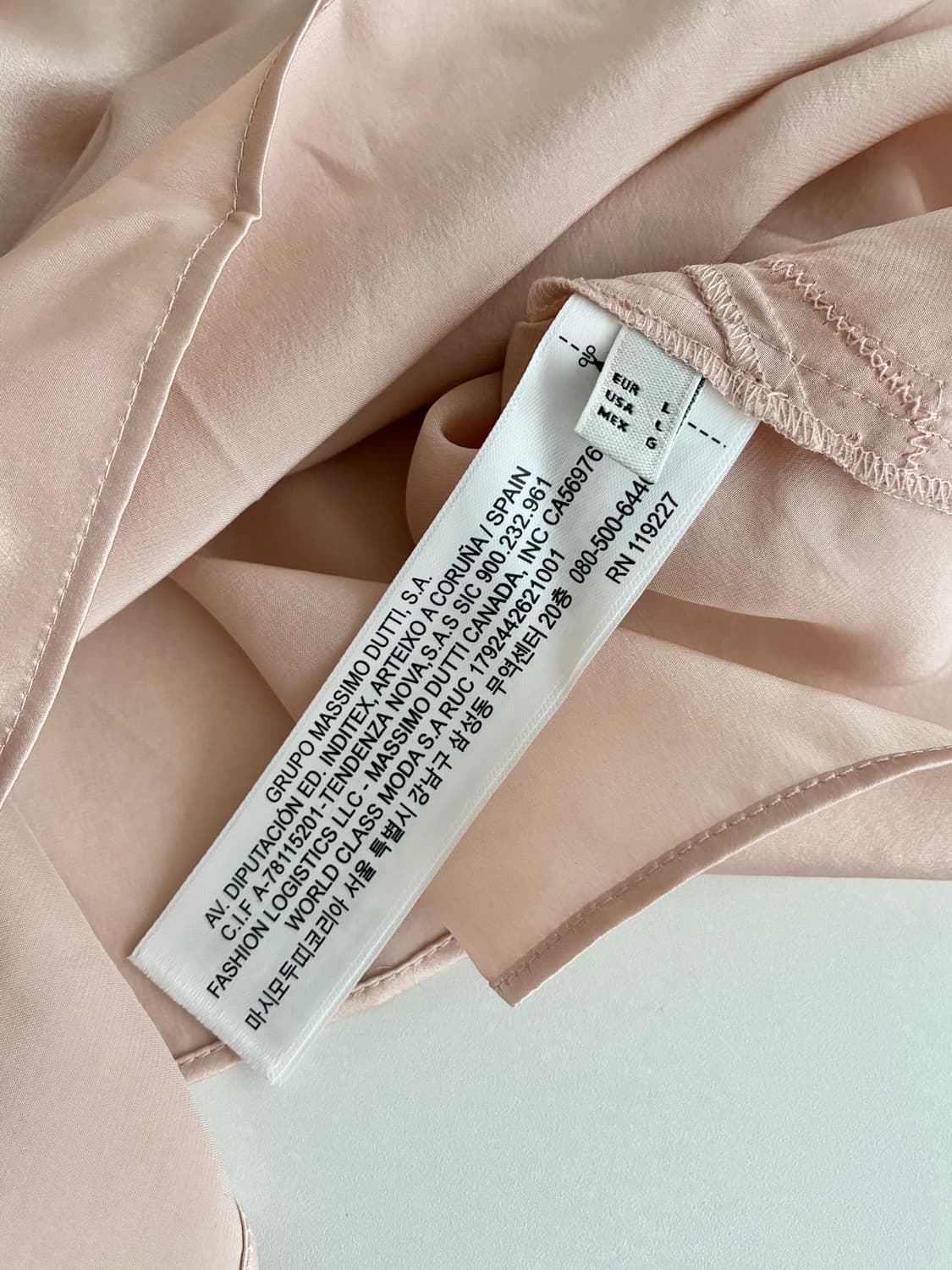 L) 마시모두띠 스튜디오 실크 레이스 탑 핑크 상품이미지5