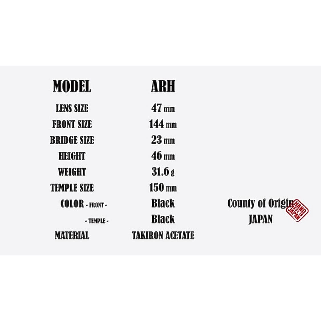 타르트옵티컬 아넬 안경 블랙 상품이미지9