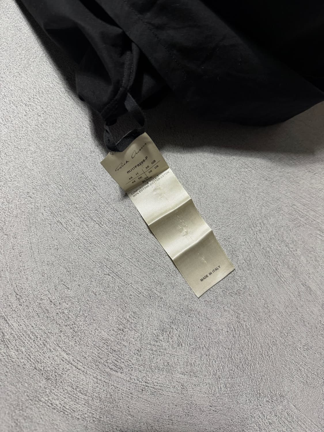 릭오웬스 17FW 글리터 롱셔츠 상품이미지7