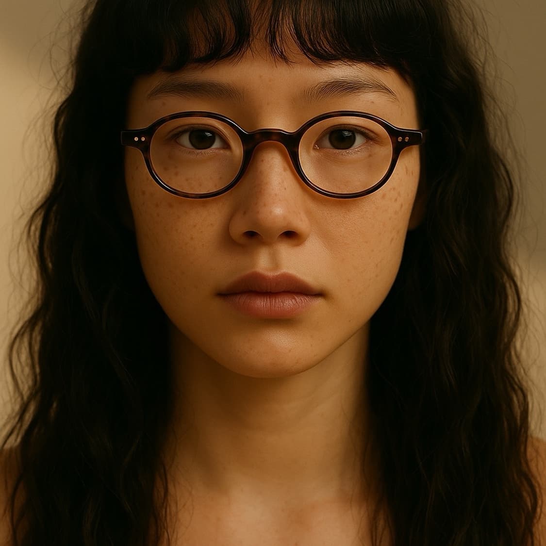 [PICKEY MADE] 얼굴형 맞춤 타원형 오벌 안경테 / 남녀공용 상품이미지1