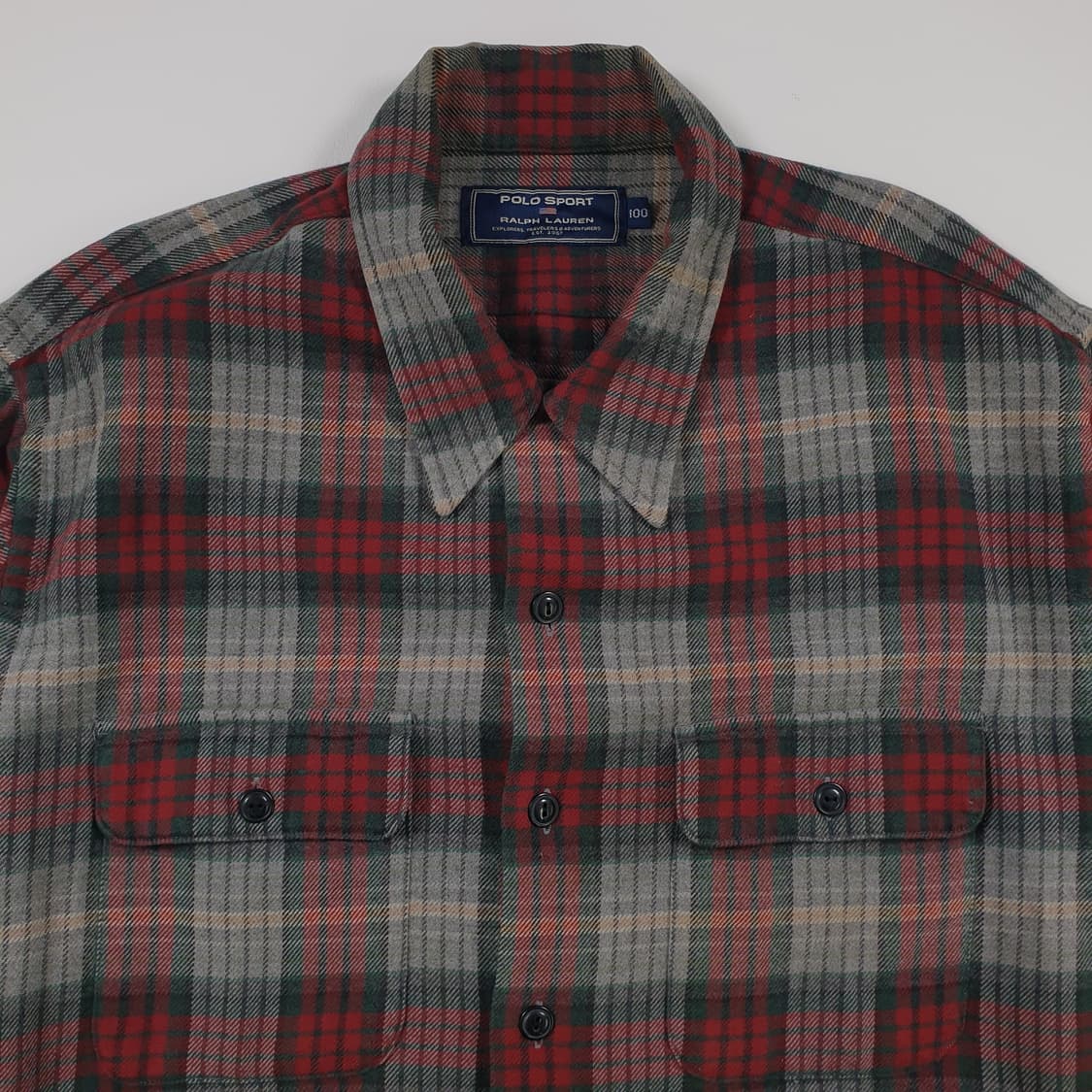 폴로 스포츠 체크 셔츠 상품이미지2