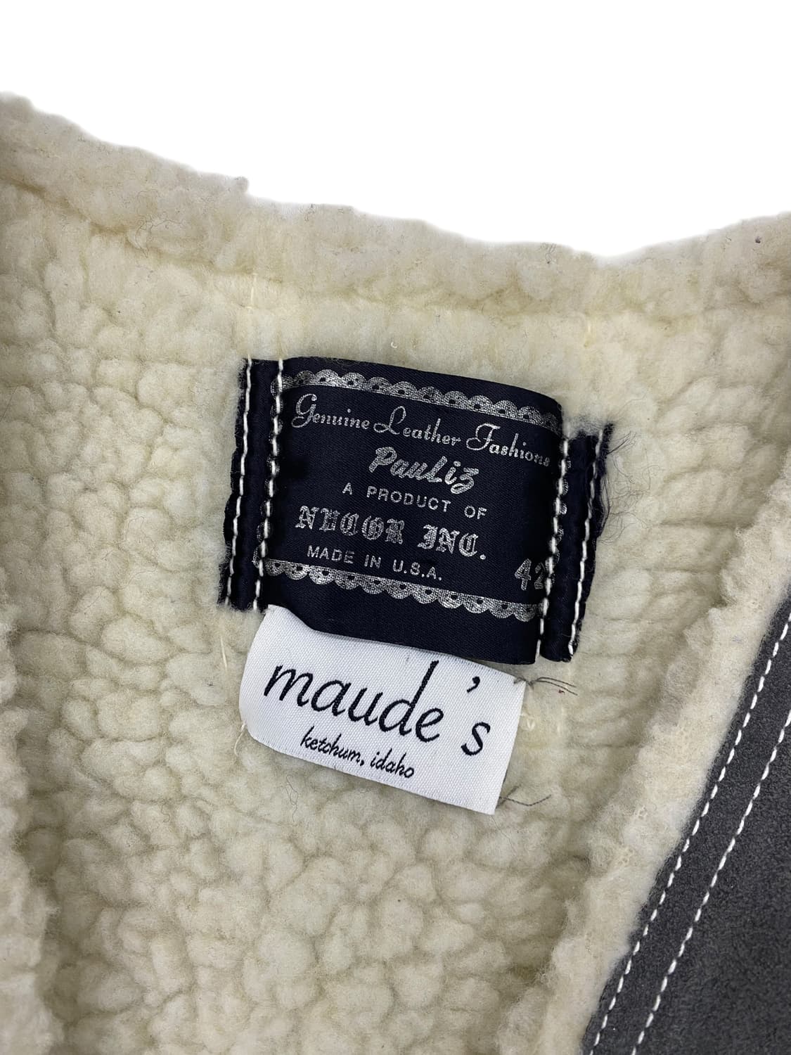 7-80‘s Pauliz 웨스턴 스웨이드 베스트 상품이미지6