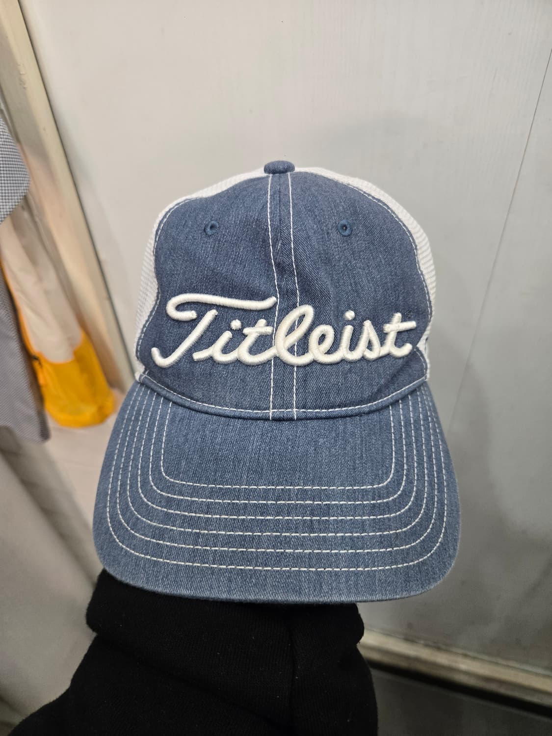 FREE사이즈 )) Titleist 타이틀리스트 청 & 메쉬 볼캡 모자 상품이미지1