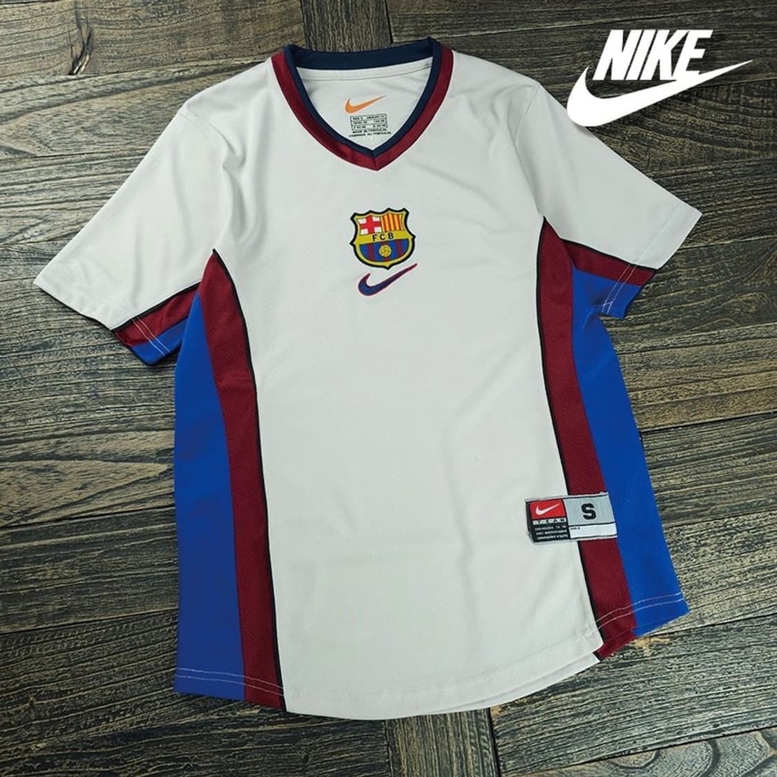 [나이키] 98-99 FC 바르셀로나 어웨이 유니폼 져지 M20889 상품이미지1
