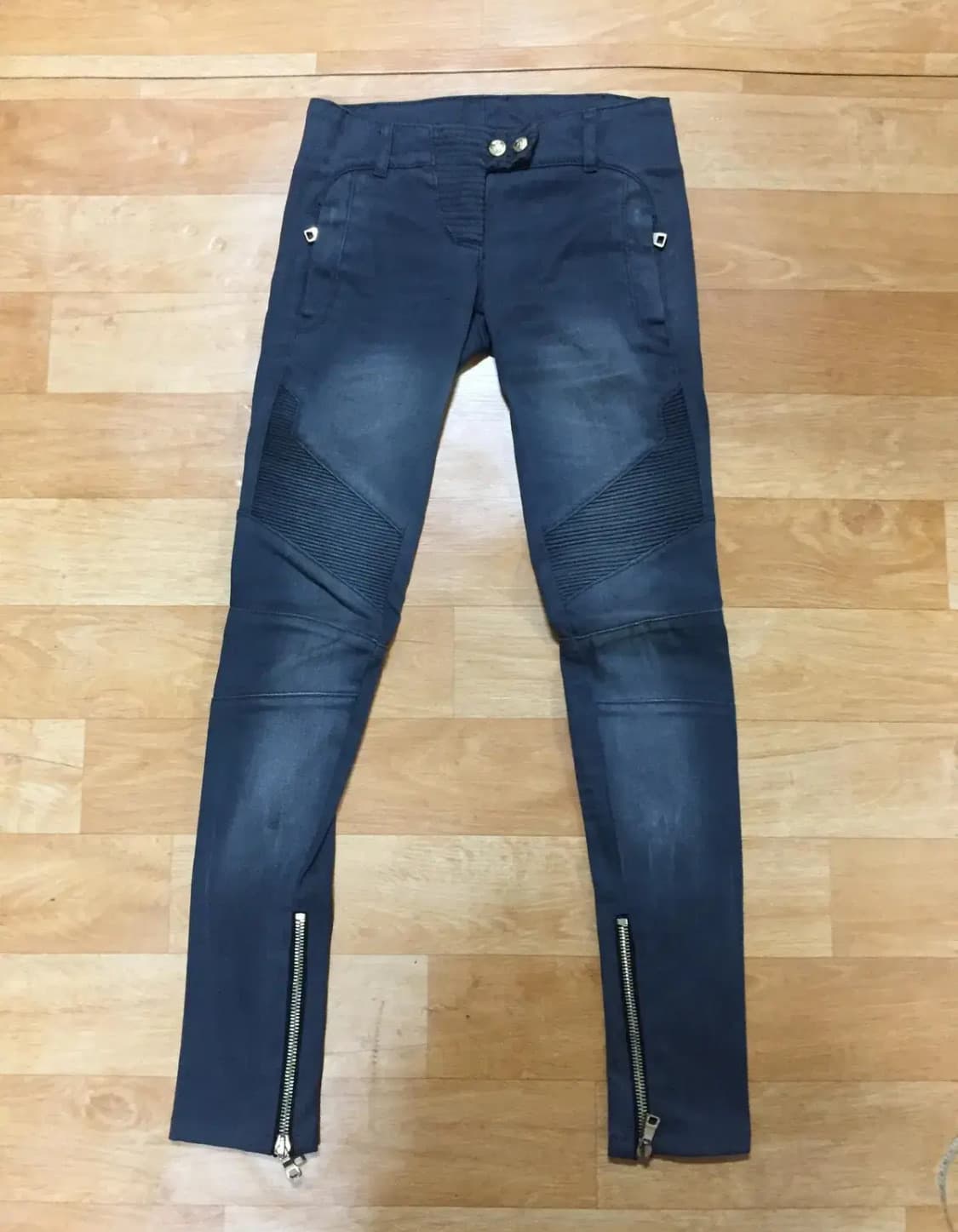 BALMAIN 발망 바이커 데님팬츠-3 상품이미지1