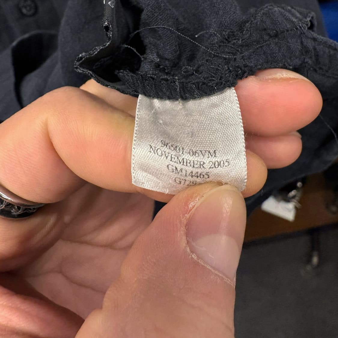 00s 할리데이비슨 헤리티지 엔틱 프린트 멀티 리플스탑 코튼셔츠 N279 상품이미지8