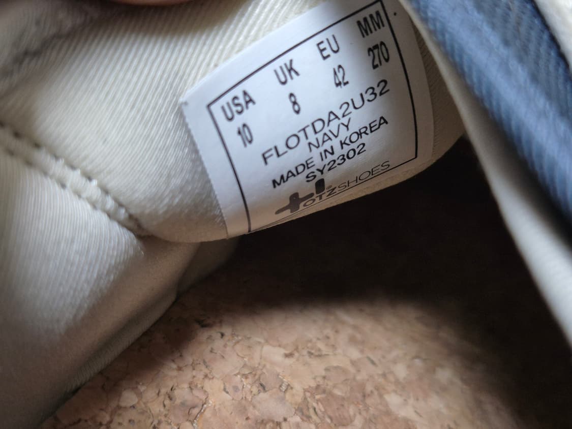 오찌 로우 스웨이드 네이비 270 상품이미지7