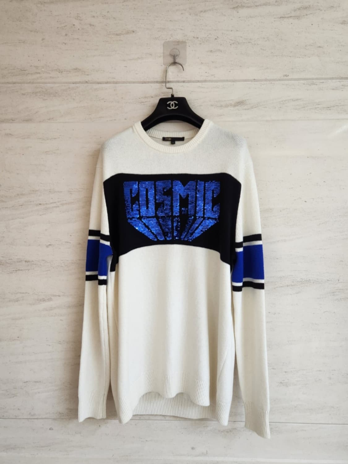 마쥬 스팽클 울블렌드 루즈핏 니트탑 66사이즈 상품이미지2