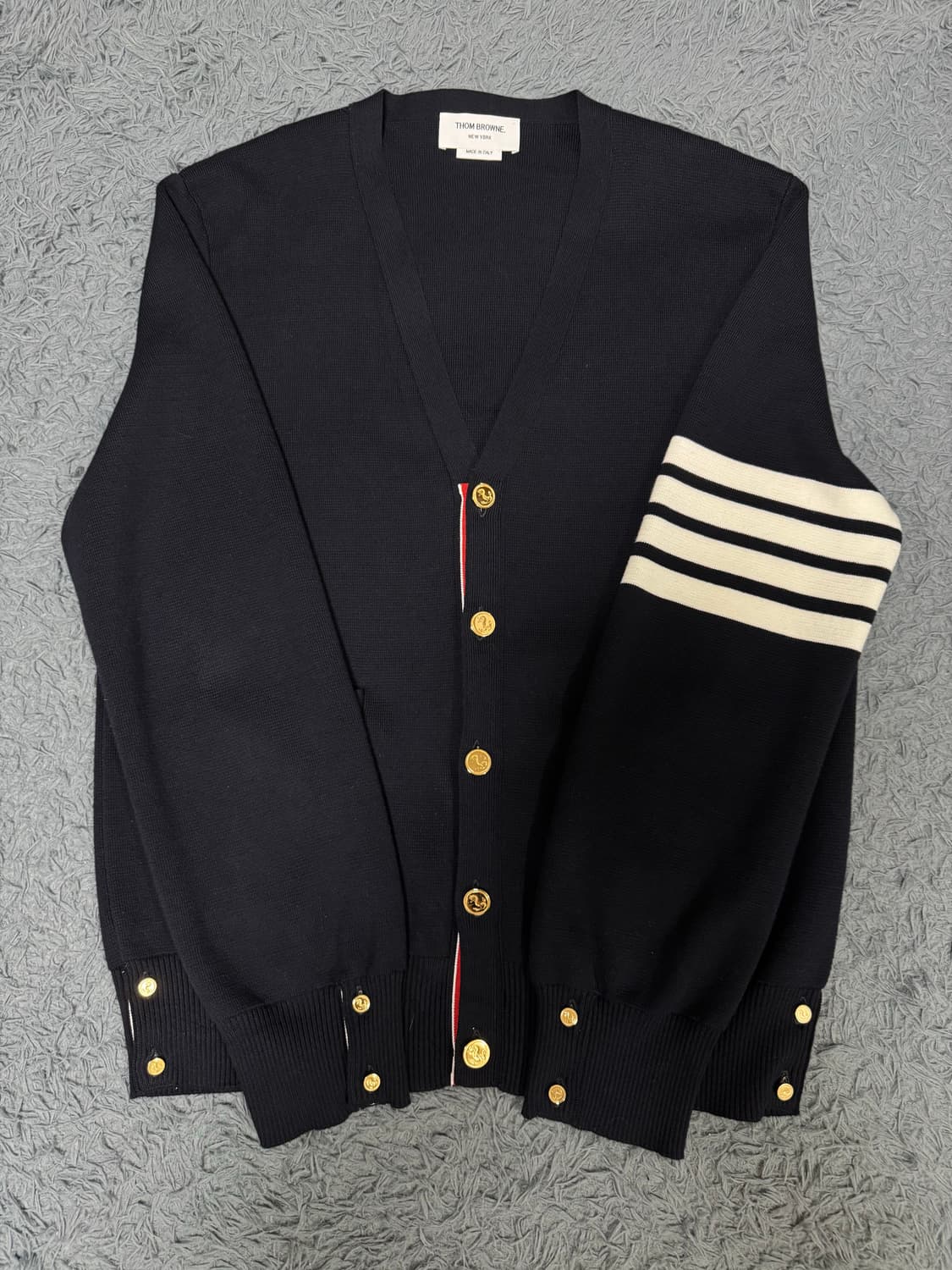 톰브라운 밀라노스티치 금장 가디건 3사이즈 상품이미지1