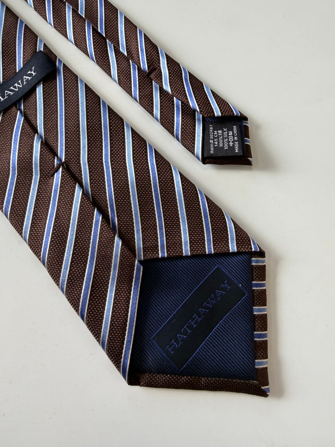 HATHAWAY 실크 넥타이 9.3cm 상품이미지5
