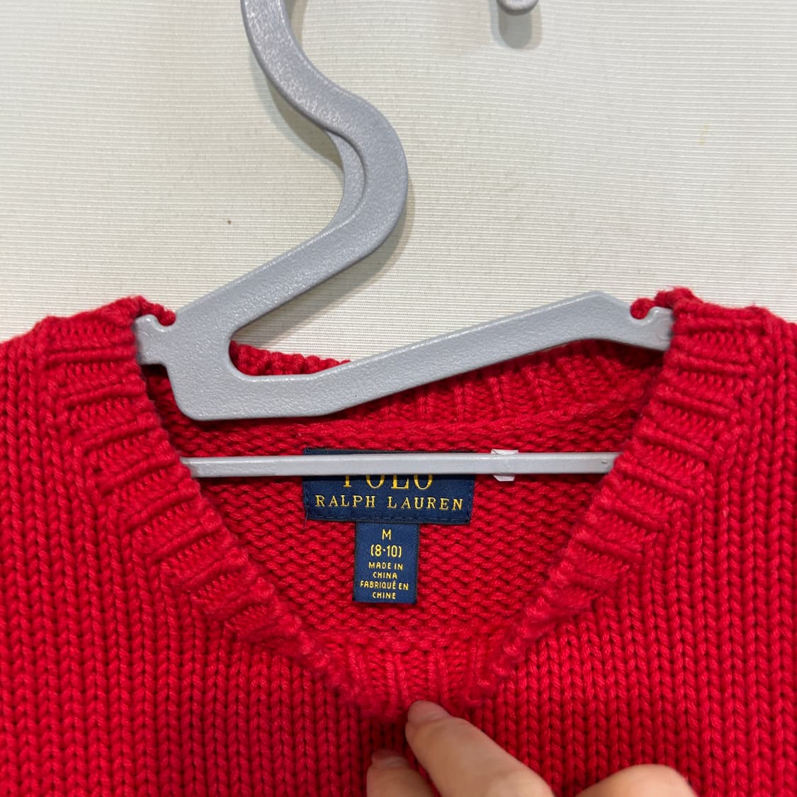 폴로 키즈 성조기 니트 M 8-10 상품이미지2