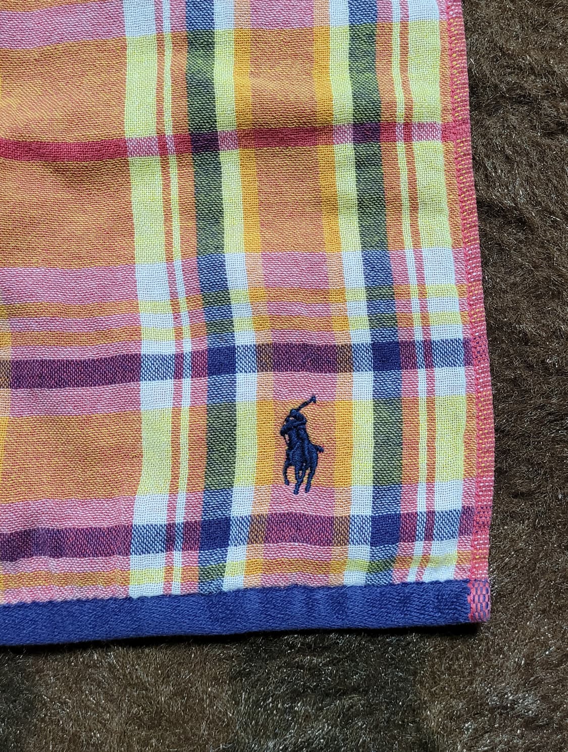 폴로 랄프로렌 남녀공용 타올소재 중형 손수건 또는 소형 타올(30*30) 상품이미지4