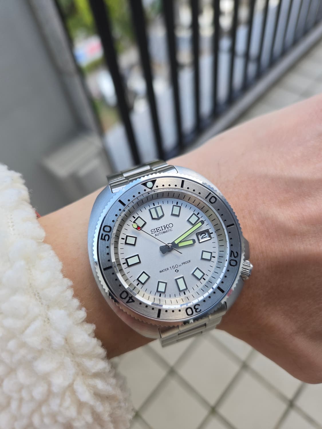 [MOD]세이코 SEIKO 화이트 터틀  NH35 오토매틱 상품이미지1