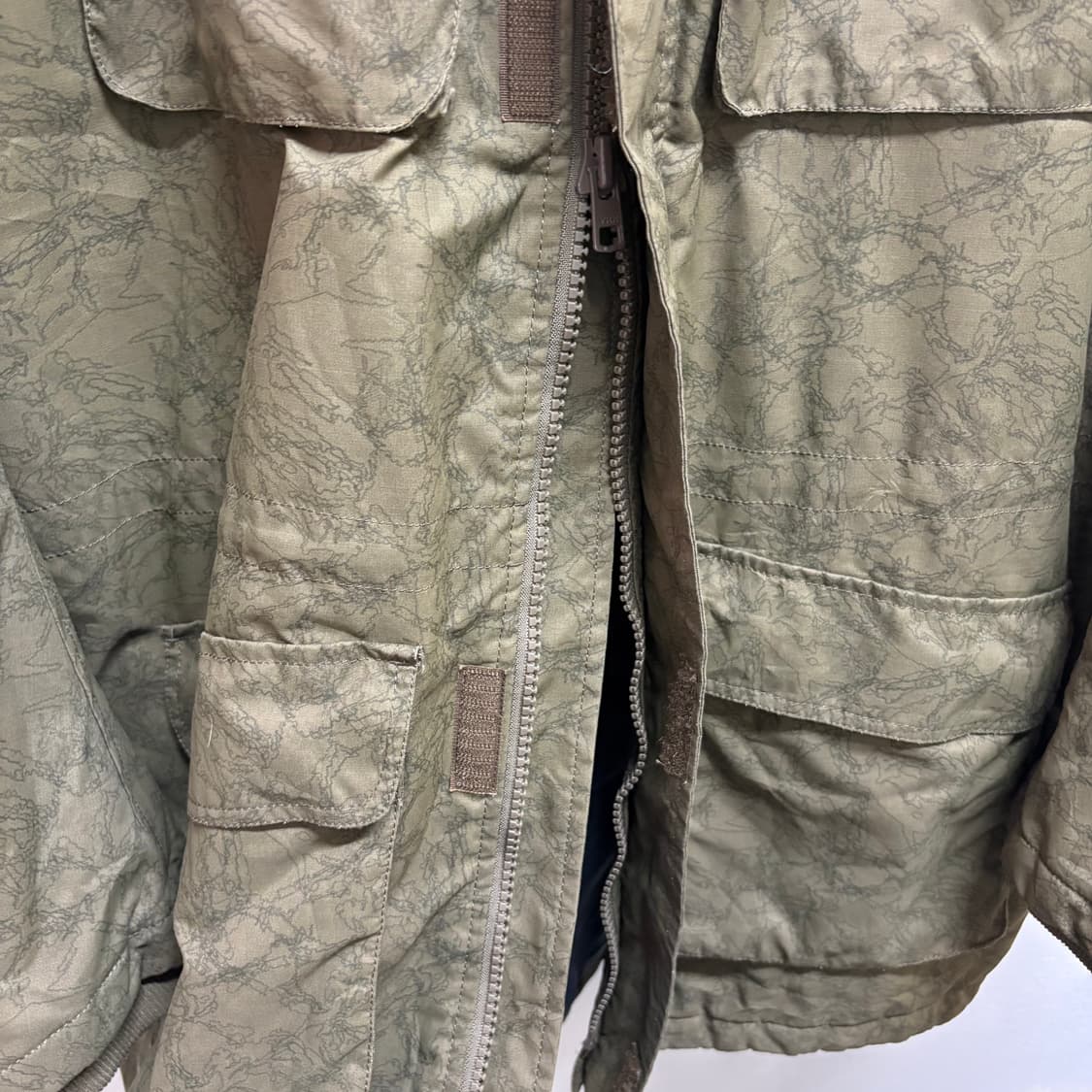 adidas 아디다스 카키 후드 투웨이 Thermolite 점퍼 아우터  상품이미지4