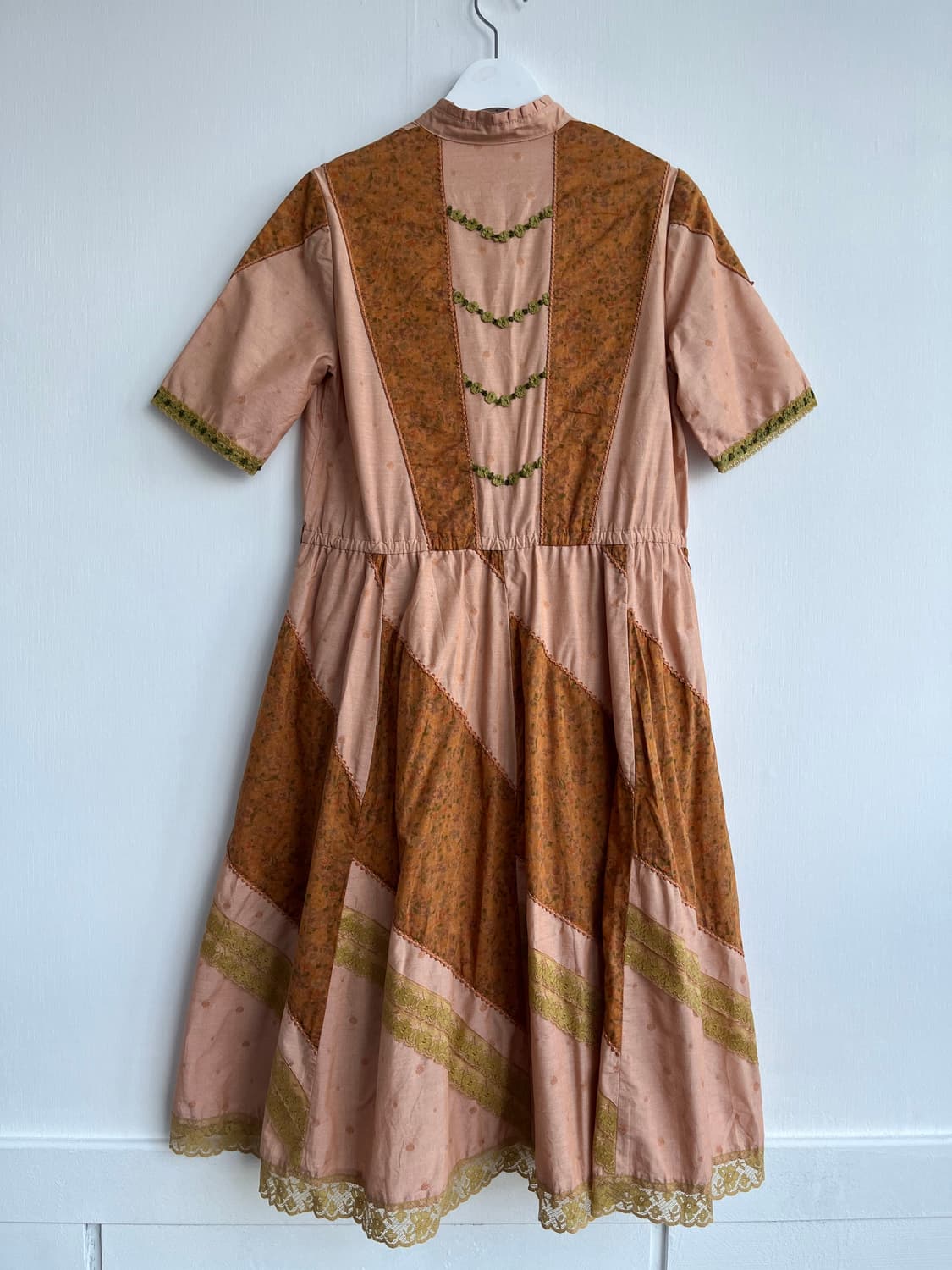 브라운 숲소녀룩 셔츠 원피스 상품이미지5