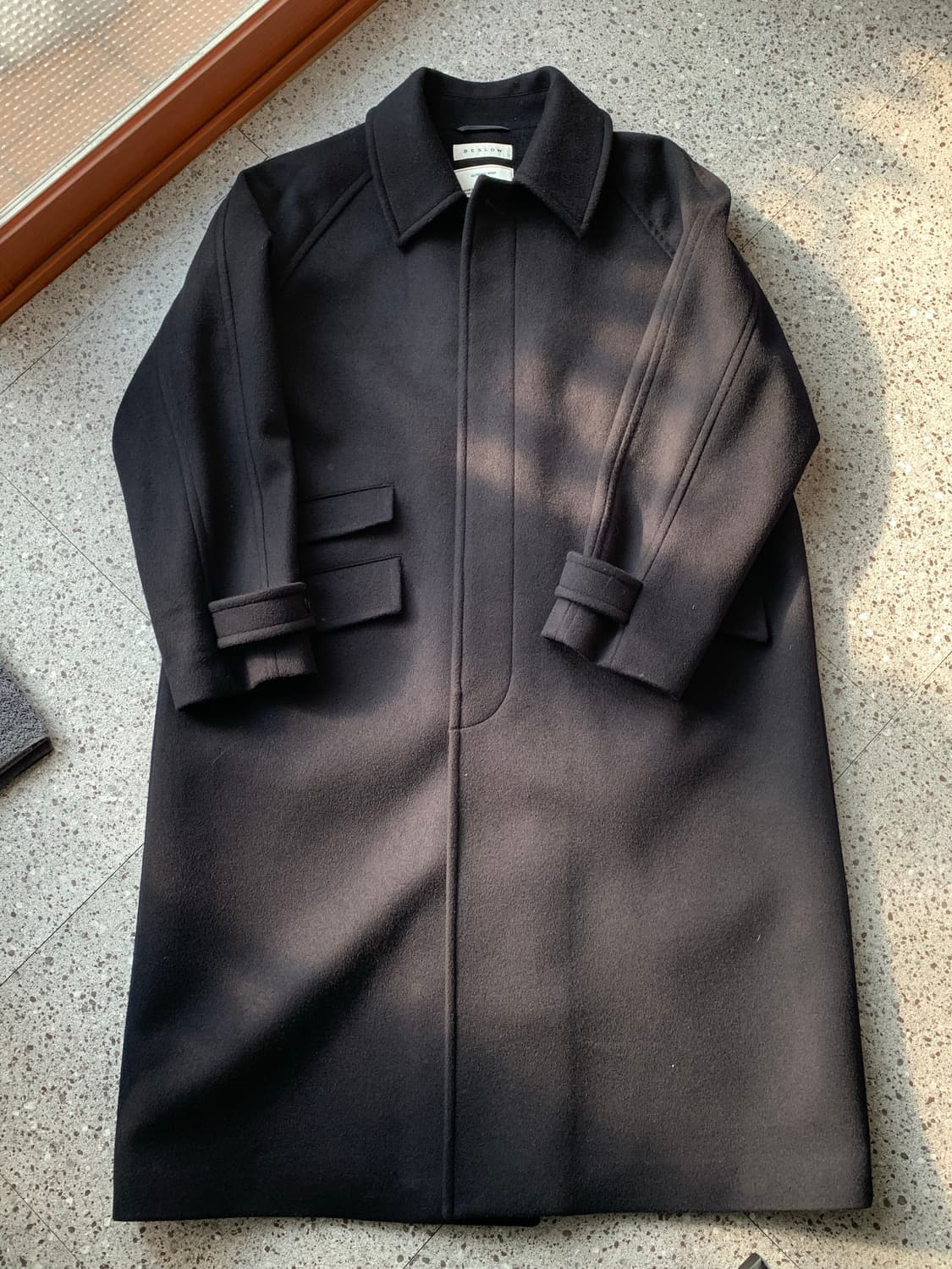 비슬로우 발마칸 코트 s 네이비 상품이미지2