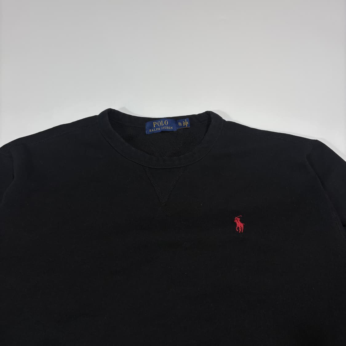 폴로랄프로렌 블랙 자수 맨투맨 상품이미지2