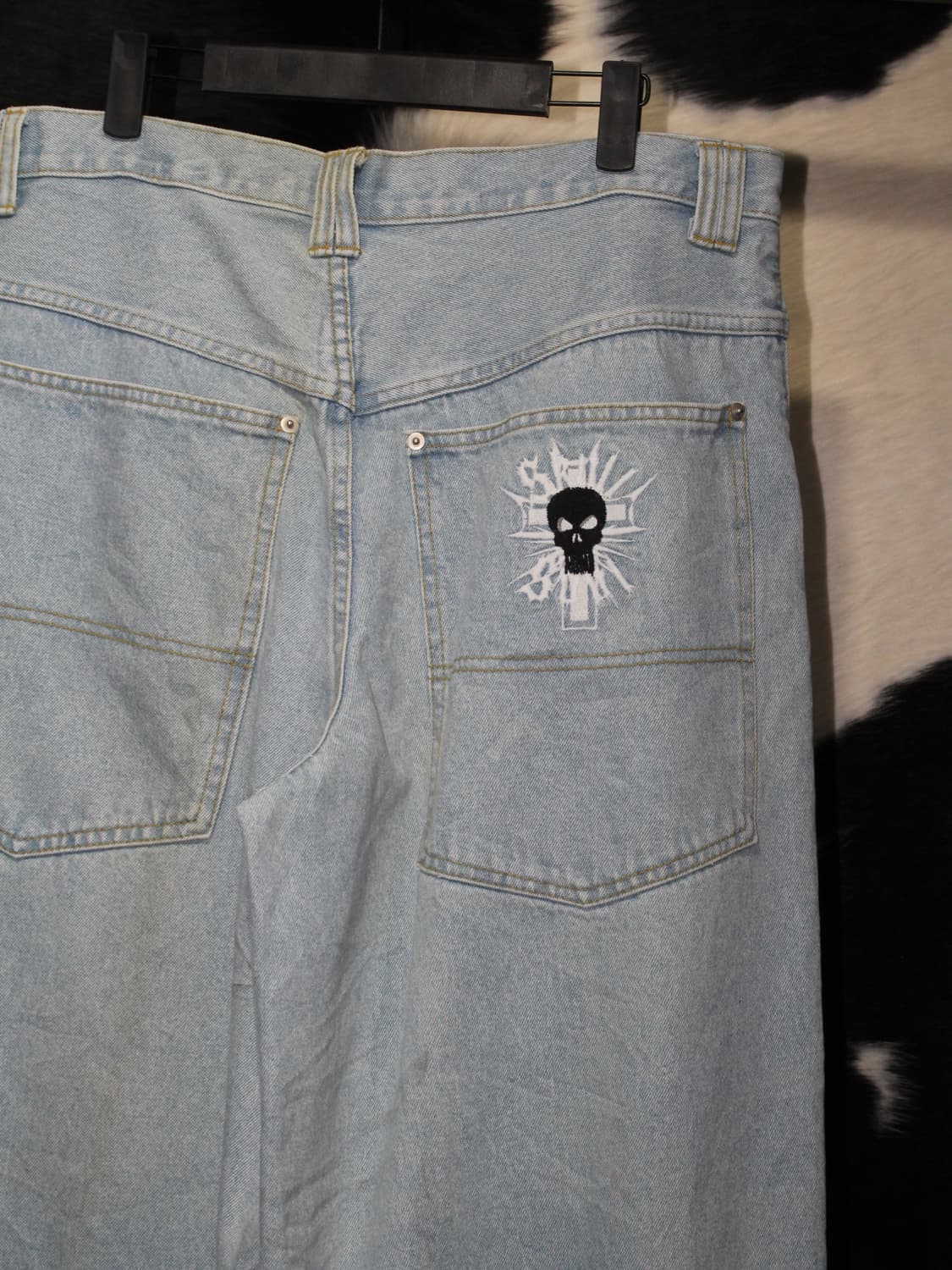 Skull Soul Overfit Wide Light Denim  상품이미지6