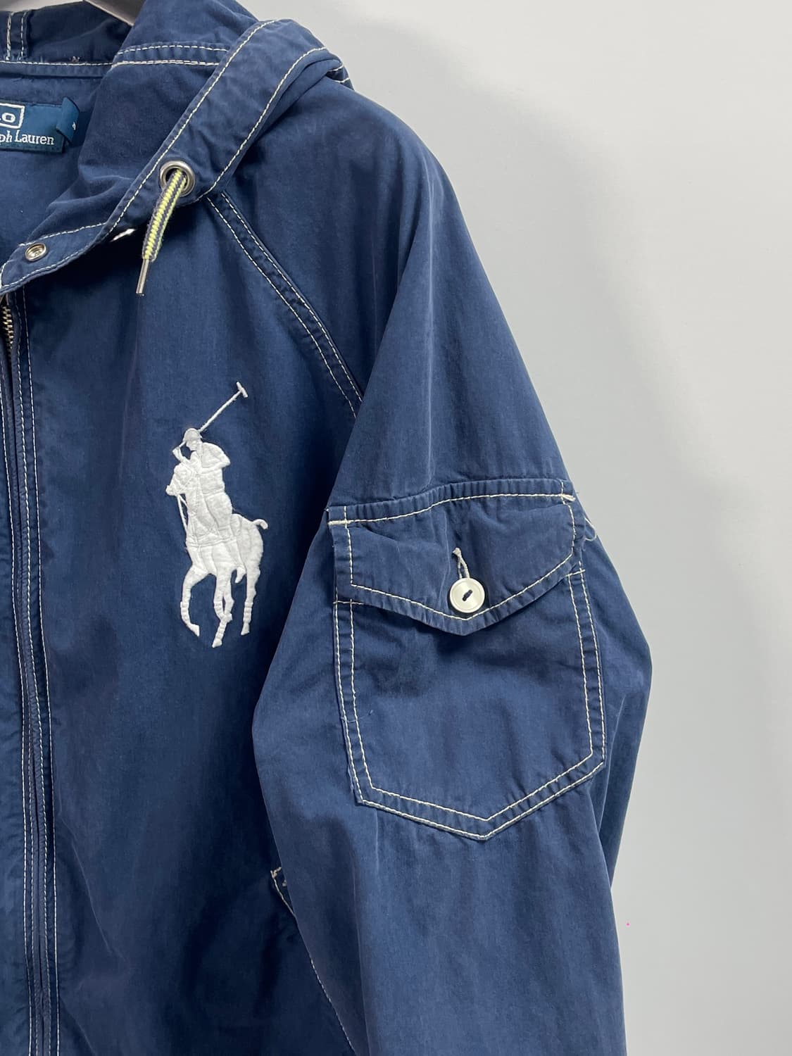 폴로 랄프로렌 빅포니 크롭 후드자켓 (on.184) 상품이미지4